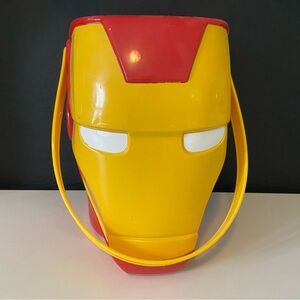 Iron Man Marvel Avengers Plastic Bucket Easter Halloween Candy Popcorn